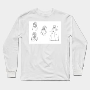 Lucinda Sketches Long Sleeve T-Shirt